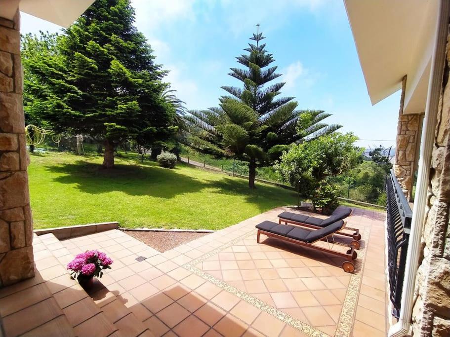 Chalet Con Magnificas Vistas Al Mar Perlora Luaran gambar